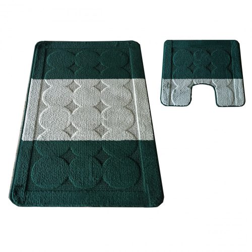  Montana 2-dijelni kupaonski set Edremit XL Green Complete (50 cm x 80 cm i 40 cm x 50 cm) tepih