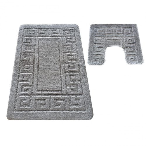  Montana 2-dijelni kupaonski set Ethnic Grey Complete (50 cm x 80 cm i 40 cm x 50 cm) tepih