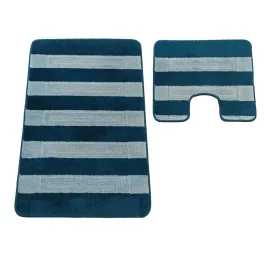    Dvodijelni kupaonski set Montana Said XL Deep Lake (60 cm x 100 cm i 50 cm x 60 cm)