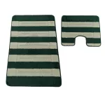  Dvodijelni kupaonski set Montana Said XL lovačko zelena (60 cm x 100 cm i 50 cm x 60 cm)