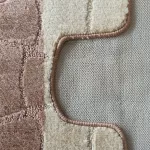  Dvodijelni kupaonski set Montana Sariyer XL bež (60 cm x 100 cm i 50 cm x 60 cm)