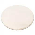  Moderan tepih TEDDY NEW sand 52 kruga shaggy, pliš, vrlo debeo, bež kotač 120 cm