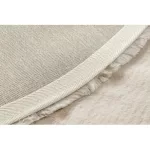  Moderan tepih TEDDY NEW sand 52 kruga shaggy, pliš, vrlo debeo, bež kotač 120 cm