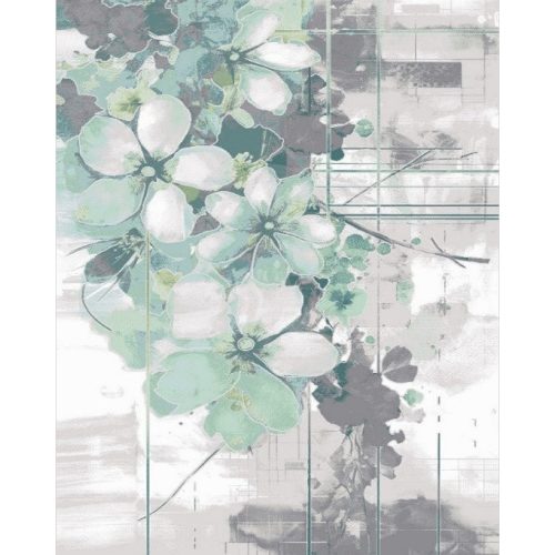  Ber. MYRA 1532 zeleni moderni tepih 60 x 100 cm