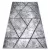 Modern COZY tepih 8872 Wall, Geometriai, háromszögek - siva / plava 120x170 cm