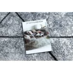 Modern COZY tepih 8872 Wall, Geometriai, háromszögek - siva / plava 120x170 cm