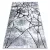 Modern COZY tepih 8873 Cracks, repedt beton - svijetlo siva / plava 120x170 cm