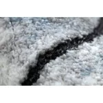 Modern COZY tepih 8873 Cracks, repedt beton - svijetlo siva / plava 120x170 cm