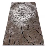 Modern COZY tepih 8875 Wood, fatörzs - smeđa 80x150 cm
