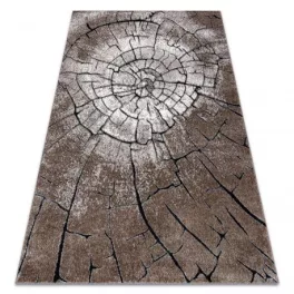 Modern COZY tepih 8875 Wood, fatörzs - smeđa 80x150 cm