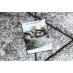  Moderan COSY tepih 8872 Circle Wall, Geometric, trokuti - smeđi krug 160 cm