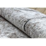  Moderan COSY tepih 8872 Circle Wall, Geometric, trokuti - smeđi krug 160 cm