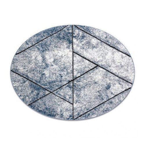  Moderan COSY tepih 8872 Circle Wall, Geometric, trokuti - plavi krug 100 cm