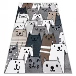 tepih FUN Gatti gyerekeknek, macskák, állatok színes 200x290 cm