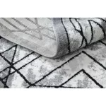 Modern COZY tepih Tico, Geometriai - siva 80x150 cm
