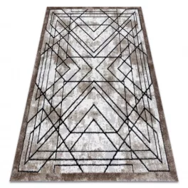 Modern COZY tepih Tico, Geometriai - smeđa 80x150 cm