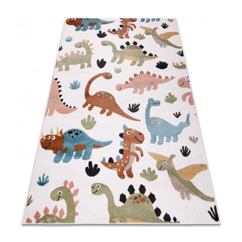  Tepih FUN Dino za djecu, Dinosauri krem 280x370 cm