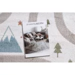 tepih FUN Polar gyerekeknek, utcák, erdő, krém 180x270 cm