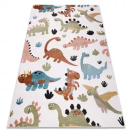 tepih FUN Dino gyerekeknek, Dinoszauruszok krém 140x190 cm