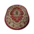  Tepih ovalni BCF Alfa 06 crvena rozeta 80 x 150 cm