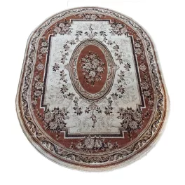  Ovalni tepih u boji Exclusive N 04 smeđi 160 x 220 cm