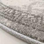  Tepih Modern DY VISTA 04 siva rozeta ovalna 160 x 220 cm