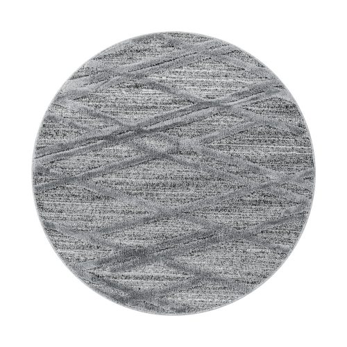 PISA GREY 160 x 160 - okrugli tepih