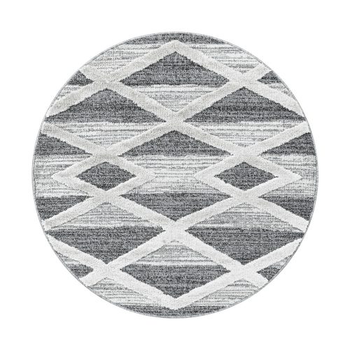 PISA GREY 200 x 200 - okrugli tepih