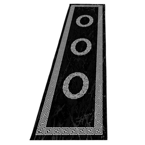  Ay. PLUS 8009 80 x 300 cm crni Moderni tepih
