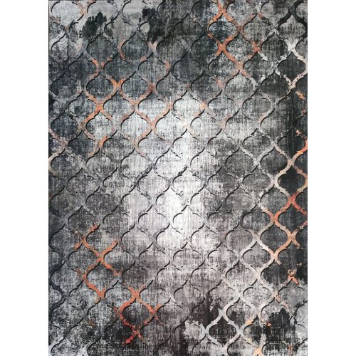  Ber. PORTE 0066 sivo-zlatni tepih 50 x 80 cm