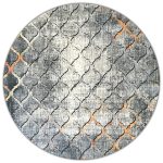  Ber. Tepih PORTE 0066 sivo-zlatni 120 x 120 cm