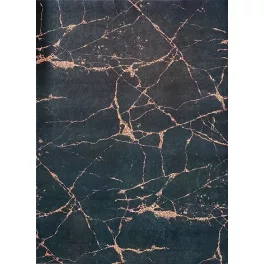  Ber. PORTE 2007 crno-zlatni tepih 120 x 120 cm