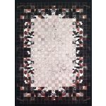  Ber. PORTE 2054 crno-smeđi tepih 50 x 80 cm