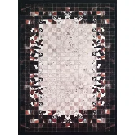  Ber. PORTE 2054 crno-smeđi tepih 50 x 80 cm