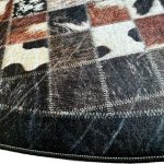  Ber. PORTE 2054 crno-smeđi tepih 80 x 80 cm