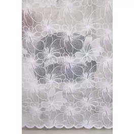  TRD. Gotova zavjesa Penelope Bijeli cvijet 400x180cm