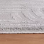 Ay. SAHARA 1113 80 x 250 cm srebrni moderni tepih