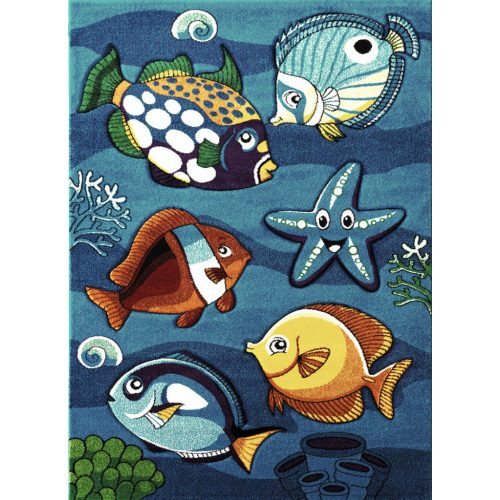  Ber. SMART KIDS 22308 tepih tamnoplave boje 140 x 190 cm