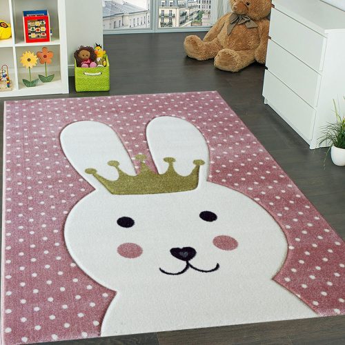  Ber. SMART KIDS 22414 roza tepih 140 x 190 cm