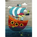  Ber. SMART KIDS 22766 plavi tepih 140 x 190 cm