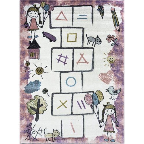  Ber. SMART KIDS 22923 roza tepih 140 x 190 cm