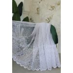  TRD. Gotova zavjesa Scarlett bijela s pjegavim uzorkom 300x180cm