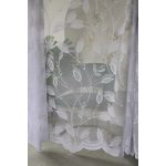  TRD. Gotova zavjesa Emily bijela Uzorak velikih latica cvijeta 200x160cm
