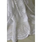  TRD. Gotova zavjesa Emily bijela Uzorak velikih latica cvijeta 200x160cm