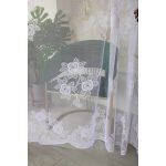  TRD. Gotova zavjesa Emily bijela uzorak proljetnih ruža 200x160cm