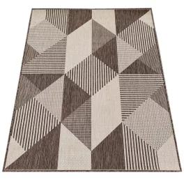    Dvostrani tepih s užadi, boja ZARA 16, smeđa, 120 x 170 cm