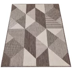  Dvostrani tepih s užadi, boja ZARA 16, smeđa, 120 x 170 cm