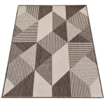  Dvostrani tepih s užadi, boja ZARA 16, smeđa, 160 x 230 cm