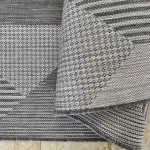 Dvostrani tepih s užadi, boja ZARA 16, siva, 80 x 150 cm