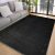 Den. Deluxe dizajn crni mekani tepih 66 set = 2 kom x 66 x 110 cm + 66 x 220 cm - guma za stražnju stranu